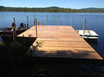 Case Stationary Wood Dock