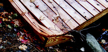 Dock Maintenance Repairing Boat or Tree Damage