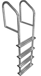 Multinautic 4-Step Anodized aluminum ladder