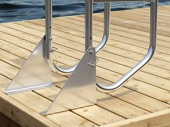 Multinautic Flip-up dock ladder kit aluminum